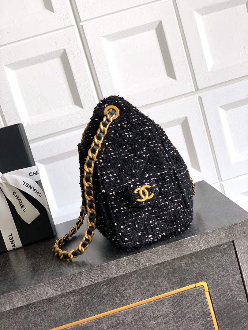 Chanel 25 Mini Bag AS5631 - Tweed Black