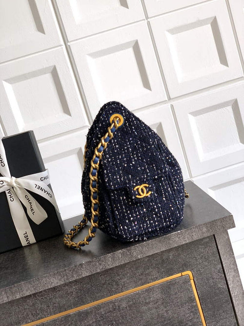 Chanel 25 Mini Bag AS5631 - Tweed Navy