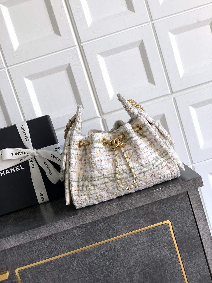 Chanel 25 Mini Bag AS5631 - Tweed White