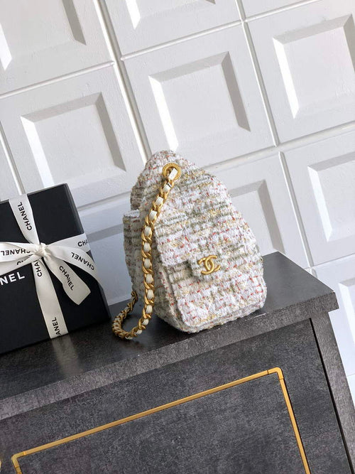 Chanel 25 Mini Bag AS5631 - Tweed White