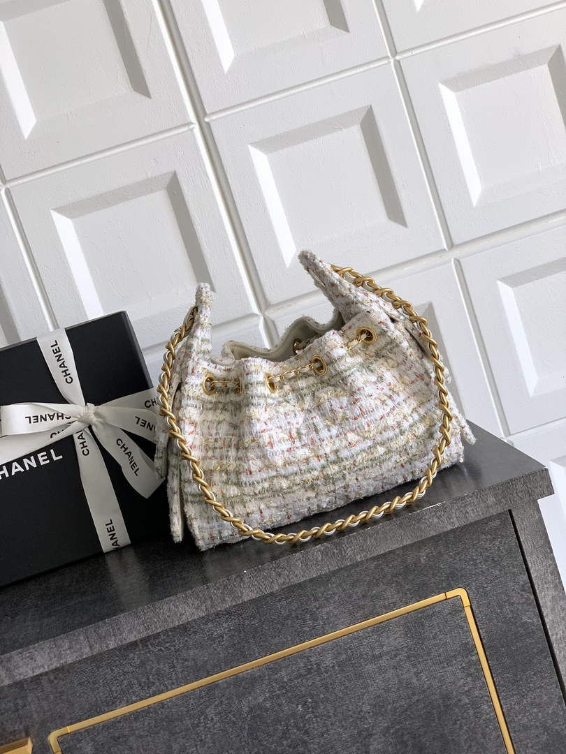 Chanel 25 Mini Bag AS5631 - Tweed White