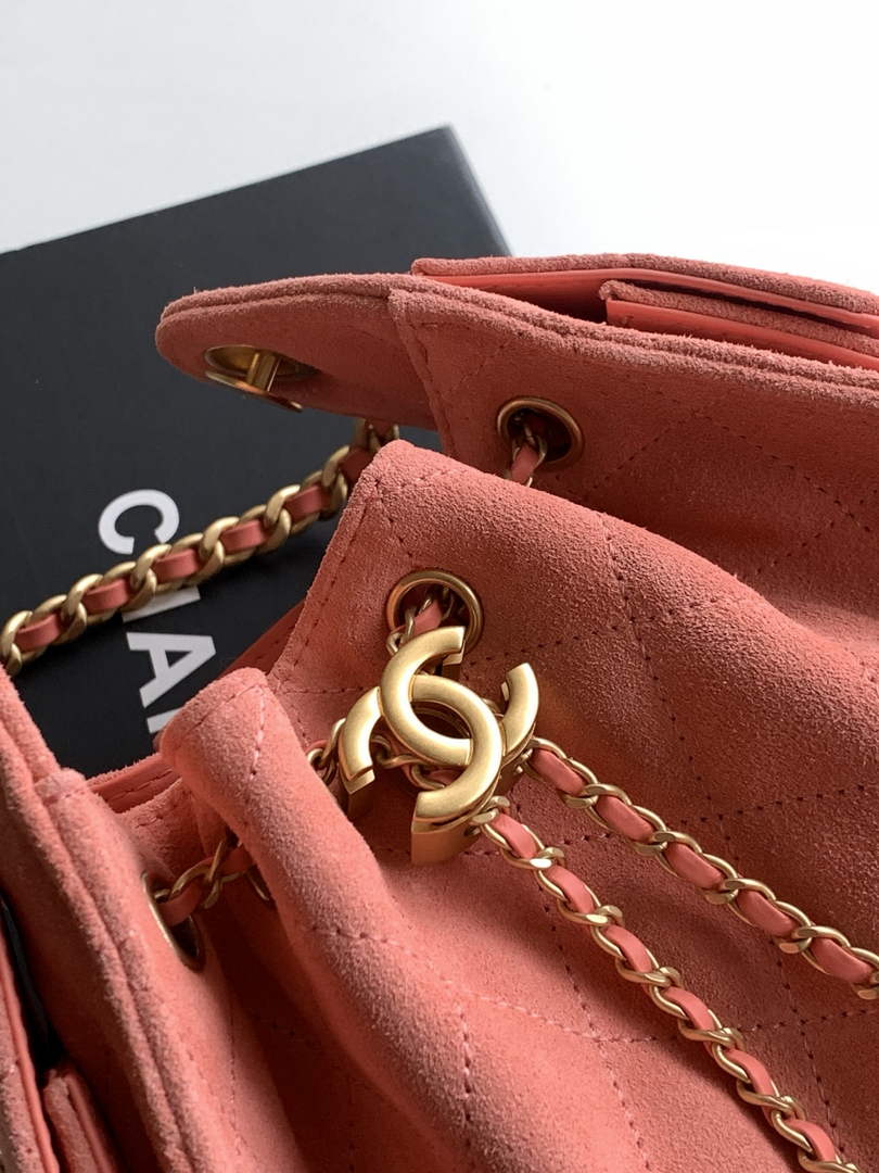 Chanel 25 Mini Bag AS5631 - Suede Calfskin Pink