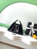 Chanel 25 Mini Handbag AS5631 - Shiny Crumpled Calfskin Black