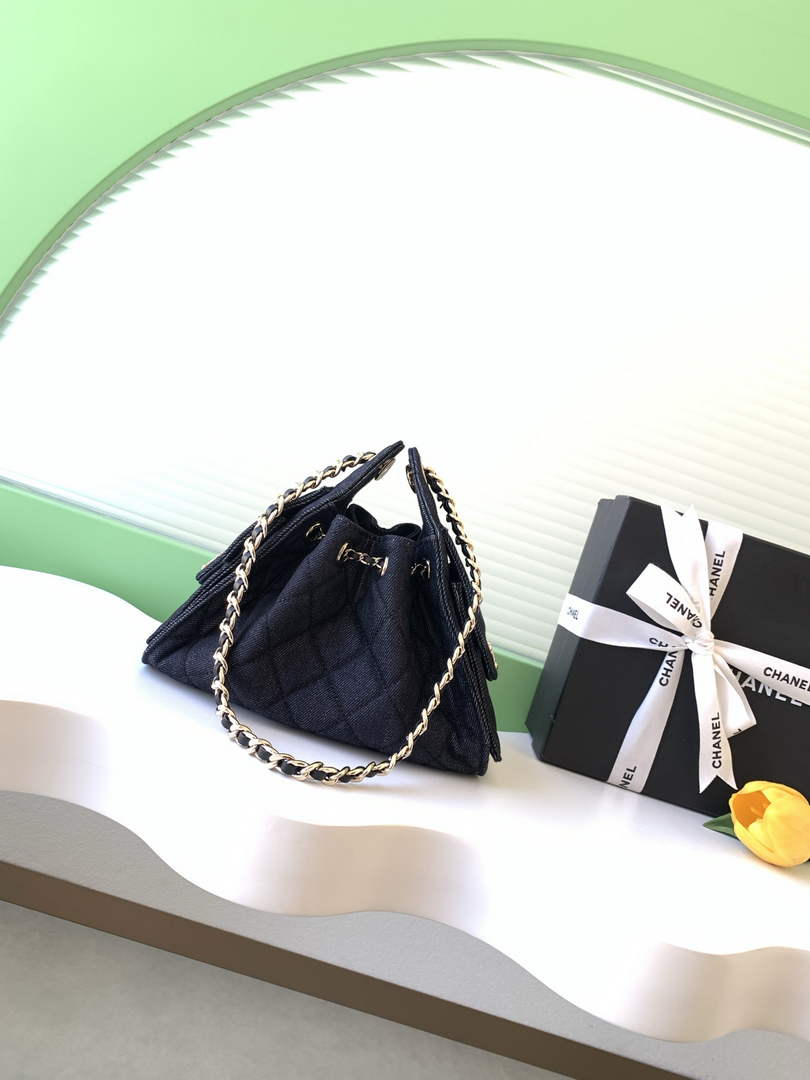 Chanel 25 Mini Bag AS5631 - Denim Navy