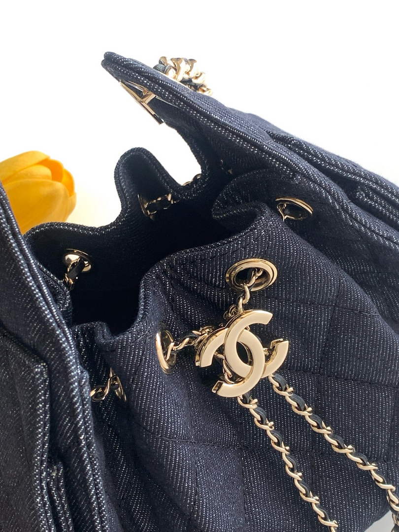 Chanel 25 Mini Bag AS5631 - Denim Navy