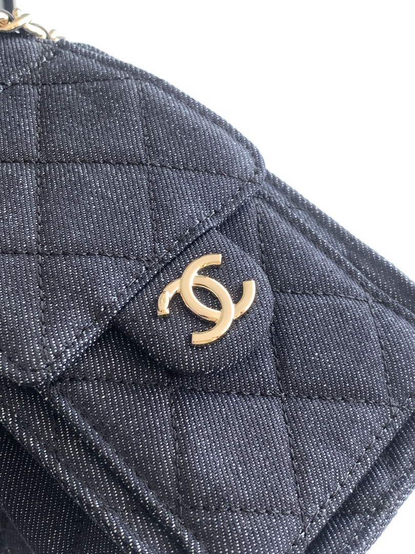 Chanel 25 Mini Bag AS5631 - Denim Navy
