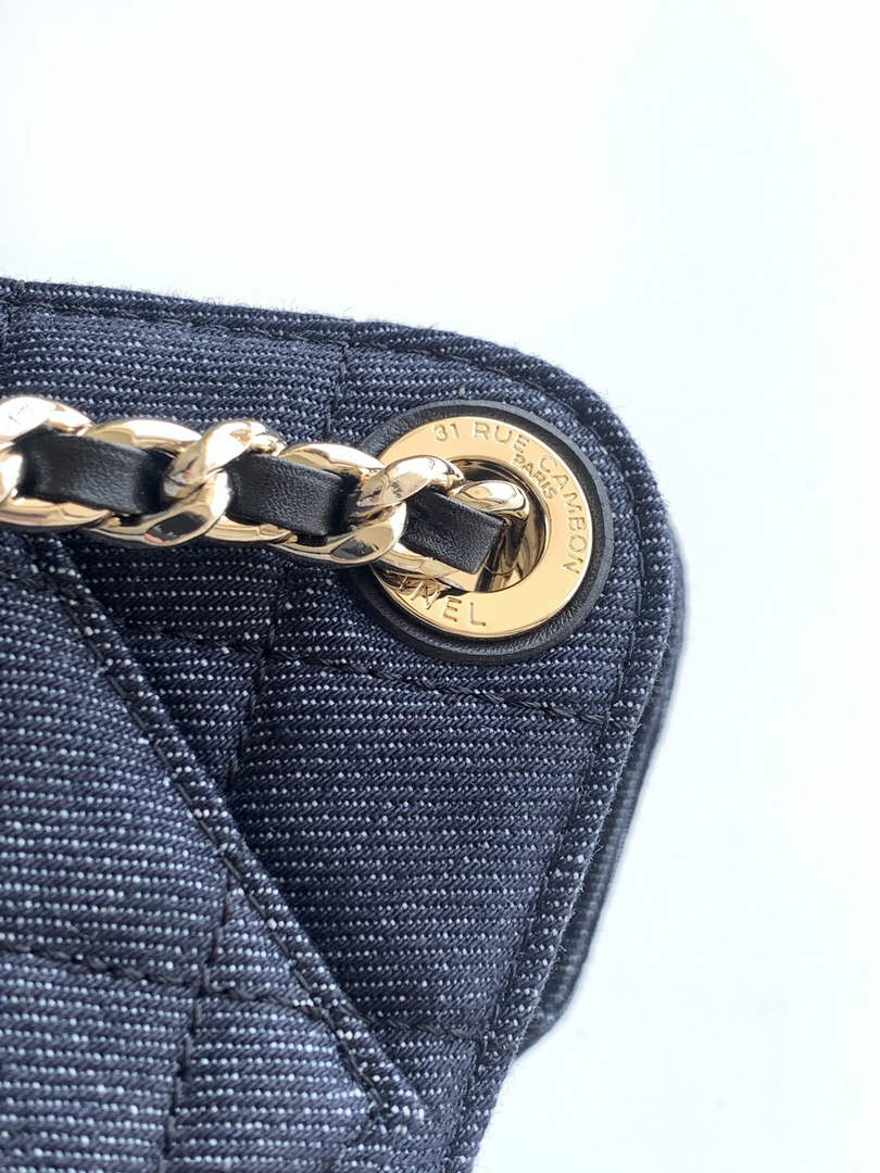 Chanel 25 Mini Bag AS5631 - Denim Navy