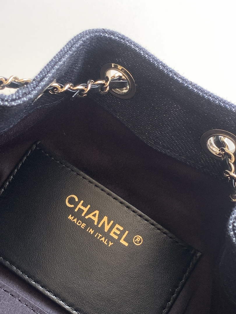 Chanel 25 Mini Bag AS5631 - Denim Navy