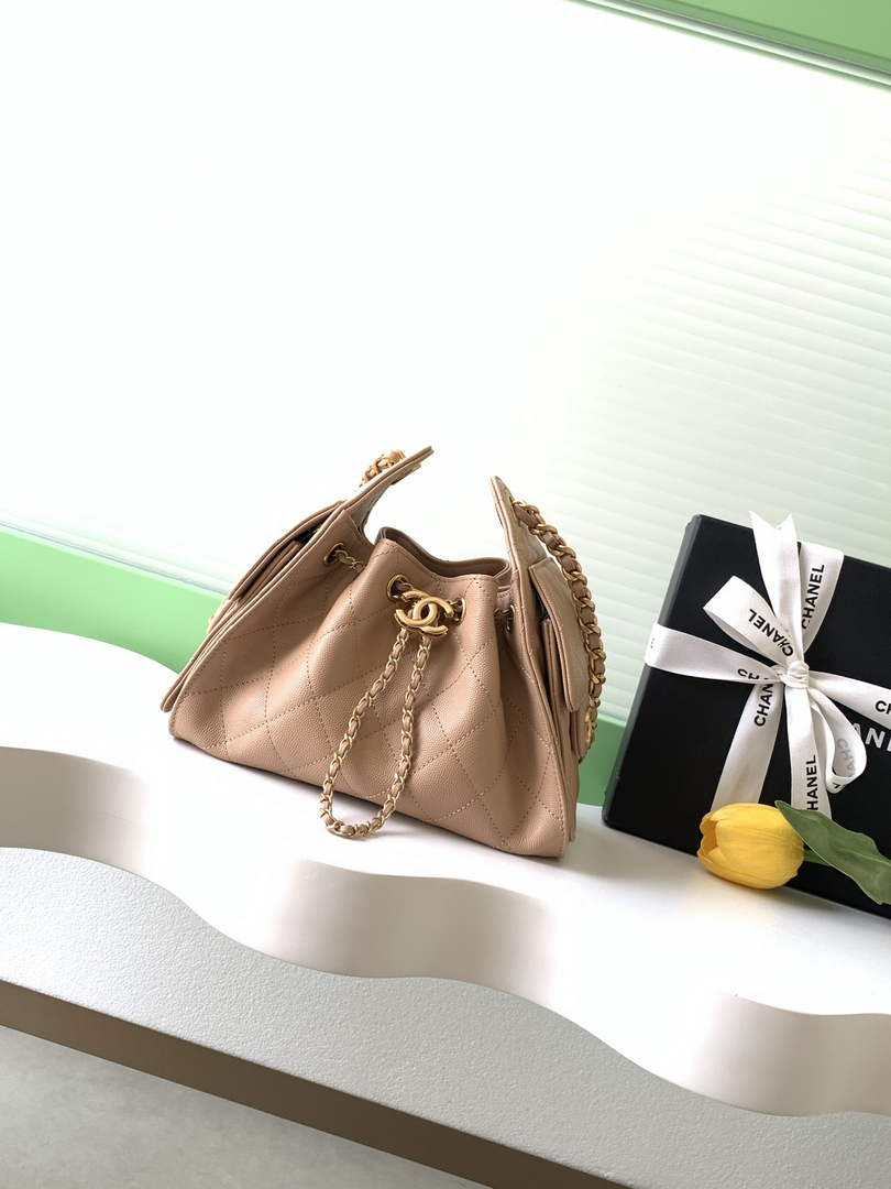 Chanel 25 Mini Handbag AS5631 - Grained Calfskin Light Pink