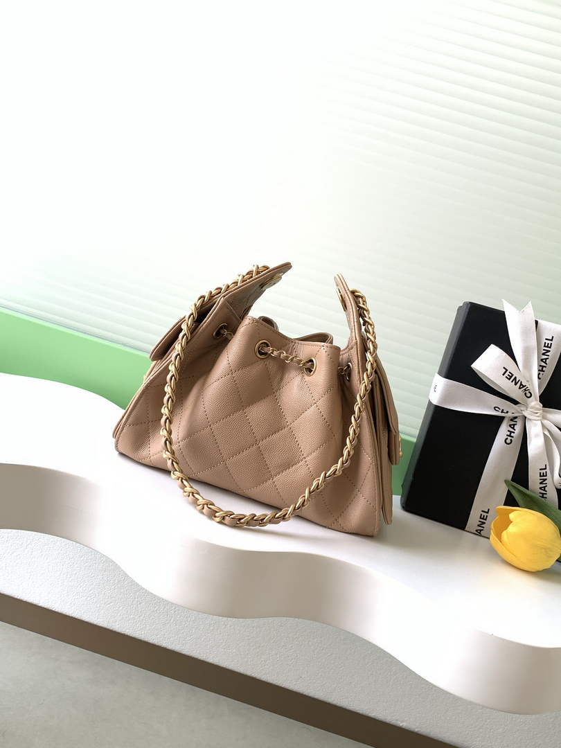 Chanel 25 Mini Handbag AS5631 - Grained Calfskin Light Pink