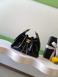 Chanel 25 Mini Handbag AS5631 - Shiny Crumpled Calfskin Black Gold