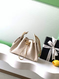Chanel 25 Mini Handbag AS5631 - Grained Calfskin Dark Beige