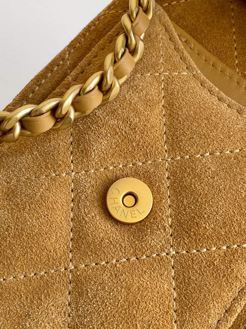Chanel 25 Mini Bag AS5631 - Suede Calfskin Brown