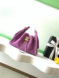 Chanel 25 Mini Bag AS5631 - Suede Calfskin Purple