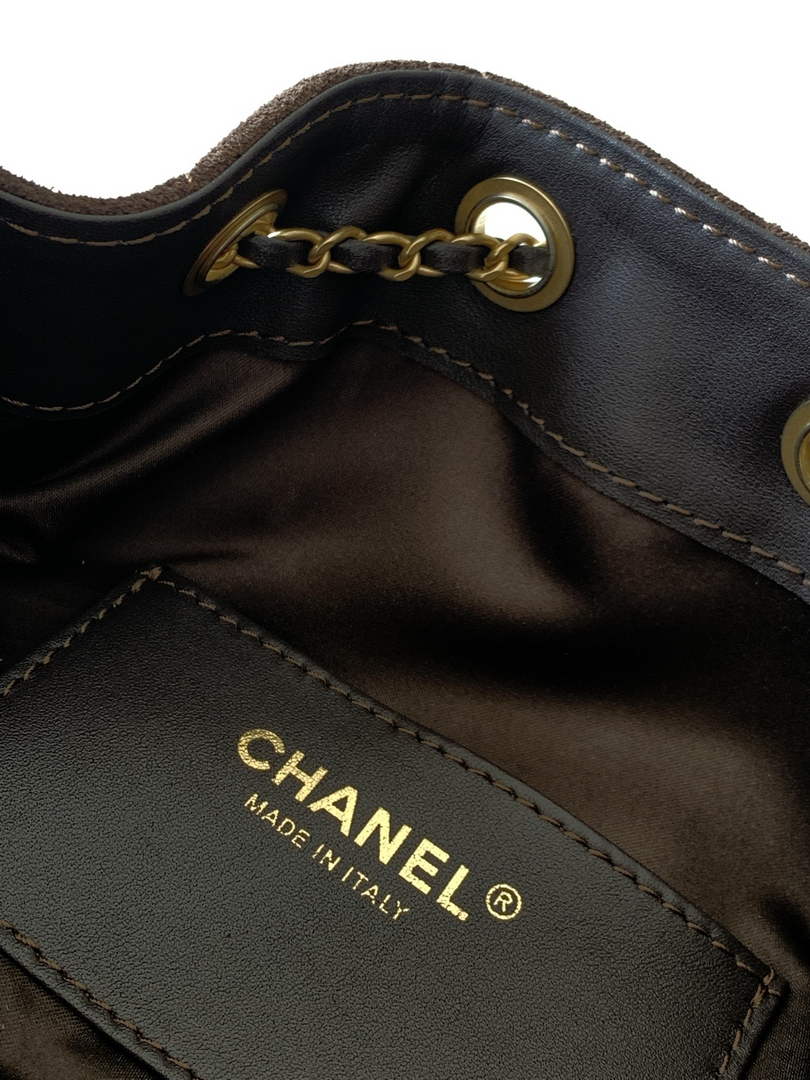 Chanel 25 Mini Bag AS5631 - Suede Calfskin Brown