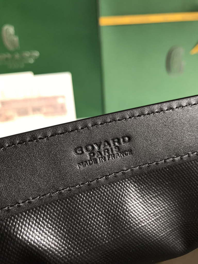Goyard Bellechasse Biaude PM Tote Bag, GY020161 Black Canvas